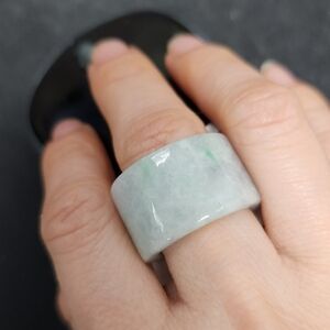 Rare Myanmar Jade Jadeite Ring